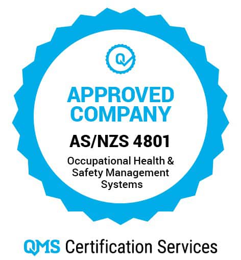 AS/NZS Approved Company